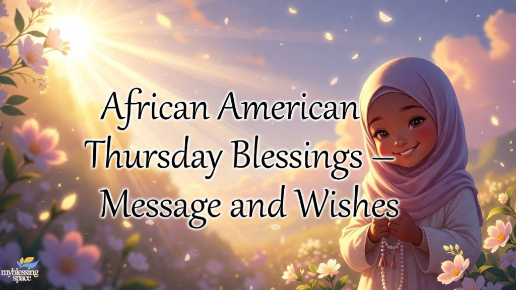 African American Thursday Blessings