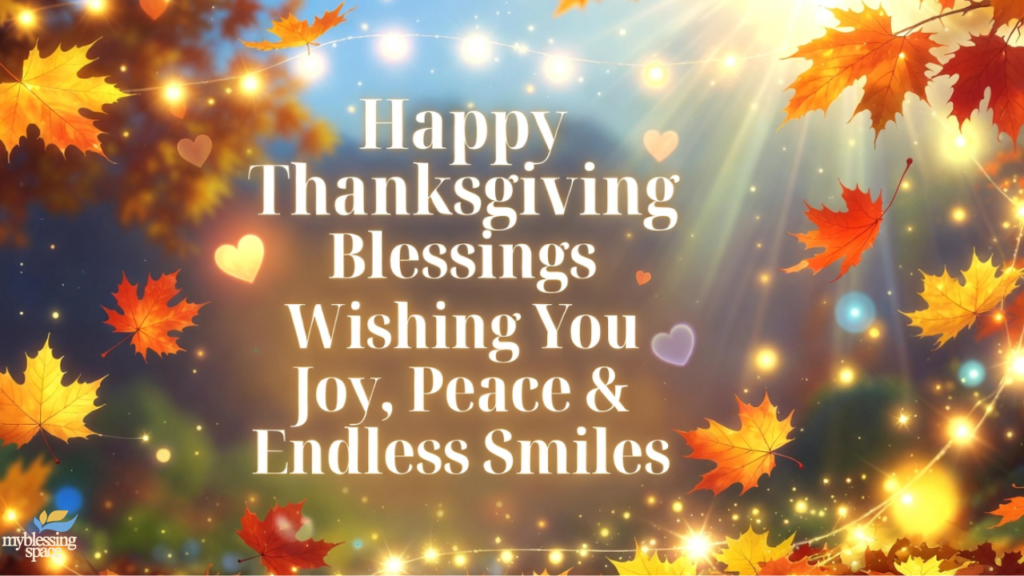 Thanksgiving Blessings