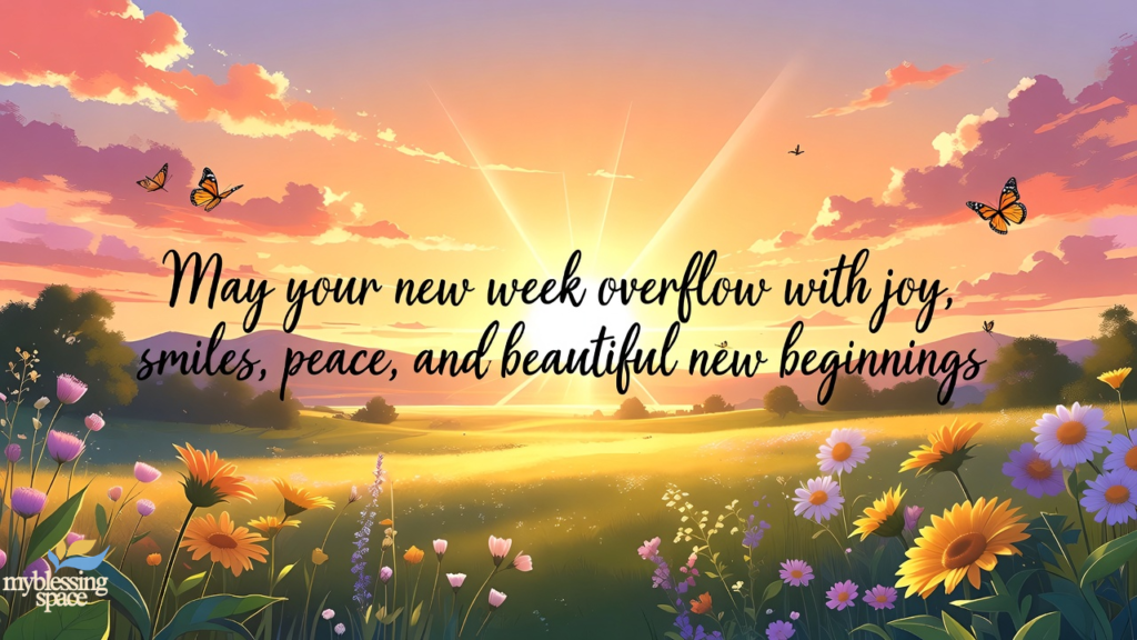 New Week Blessings