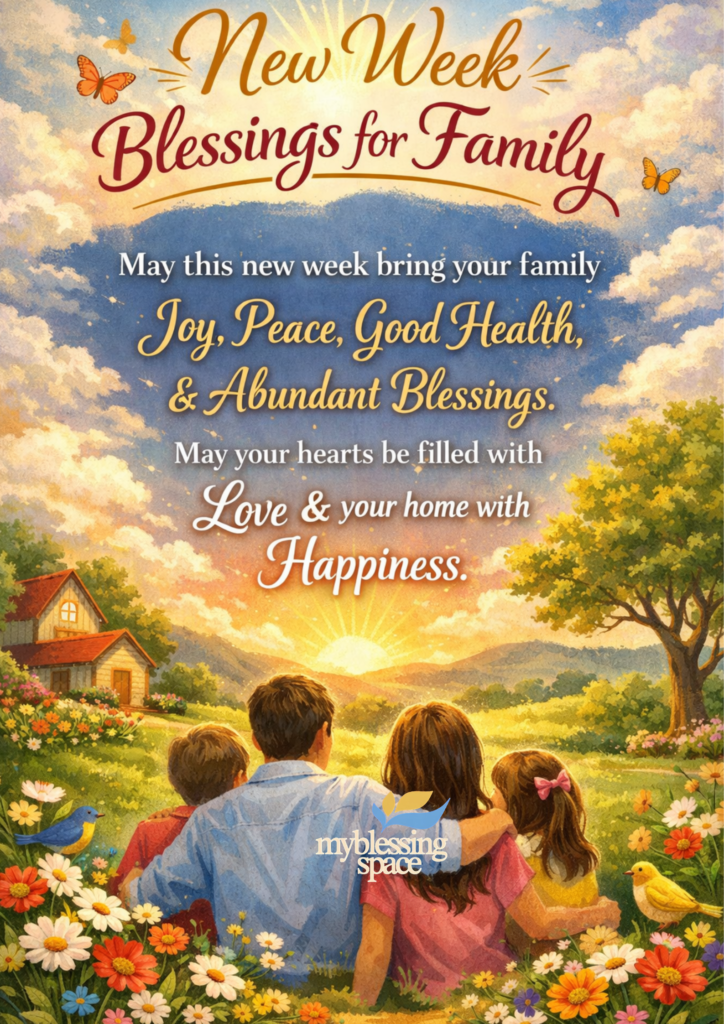 New Week Blessings