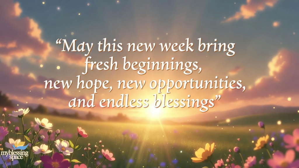 New Week Blessings