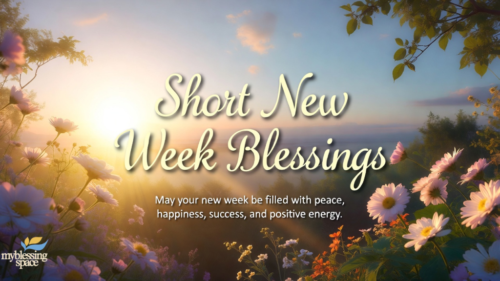 New Week Blessings