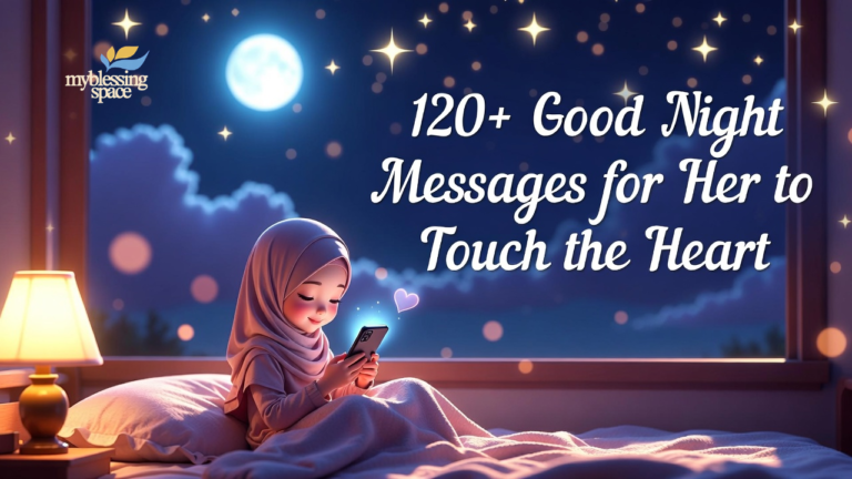 good night messages to her