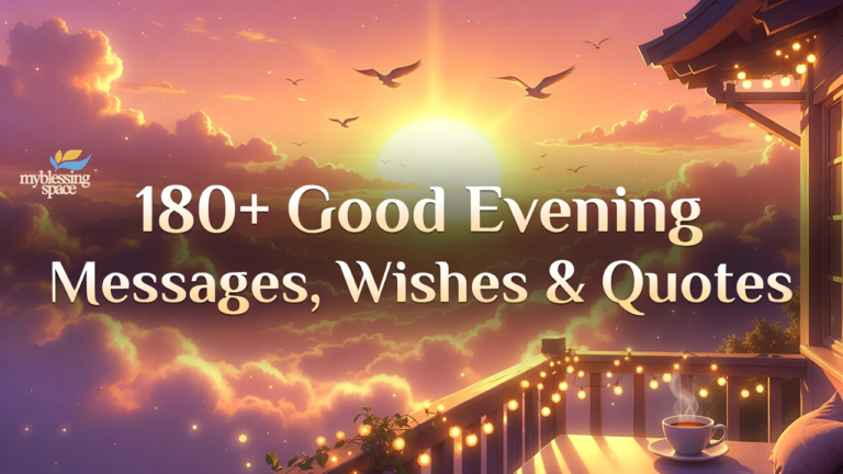 good evening message