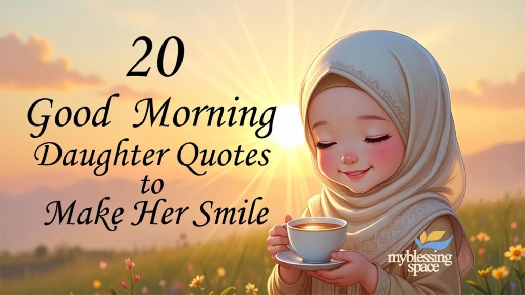 Good Morning Quotes for Daughter