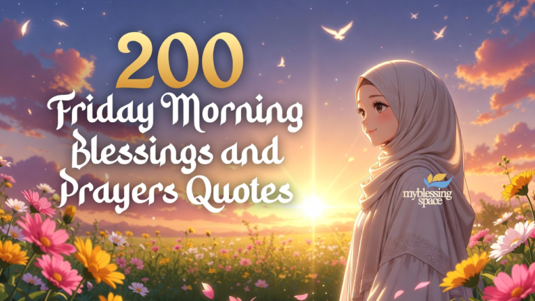 Friday Blessings and Prayer