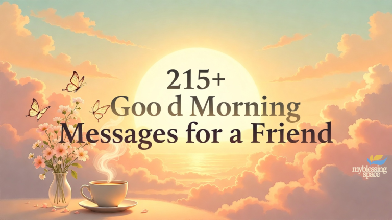 Good Morning Messages for a Friend