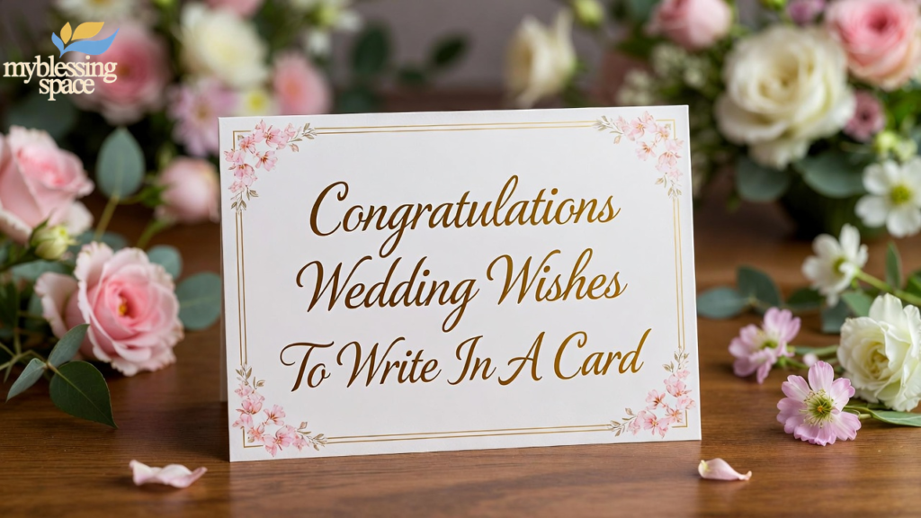 Congratulations Wedding Wishes To Write In A Card