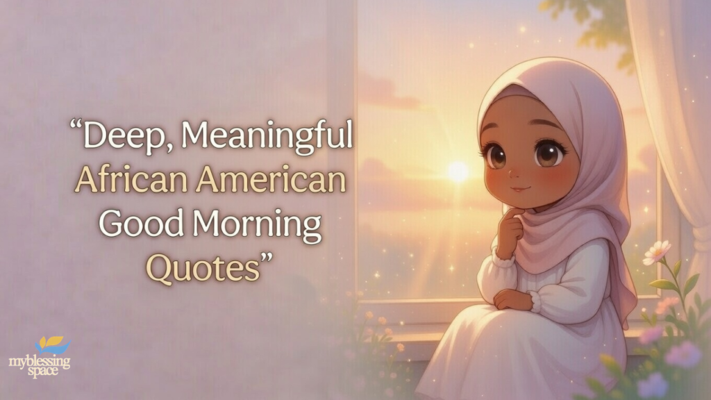 African American Good Morning Quotes
