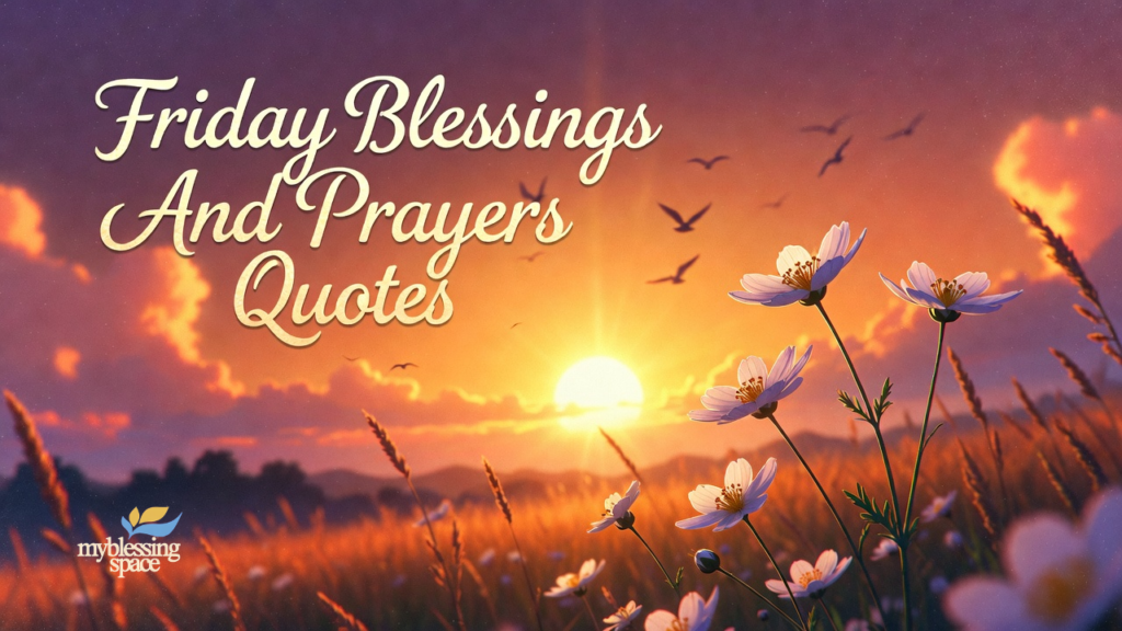 Friday Blessings and Prayer