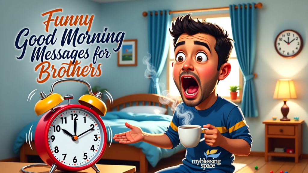 'Funny Good Morning Messages for Brothers'