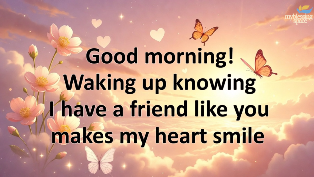 Good Morning Messages for a Friend
