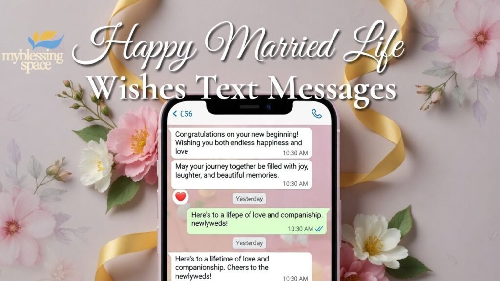Happy Married Life Wishes Text Messages