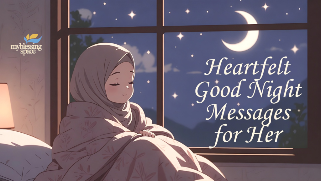 good night messages to her