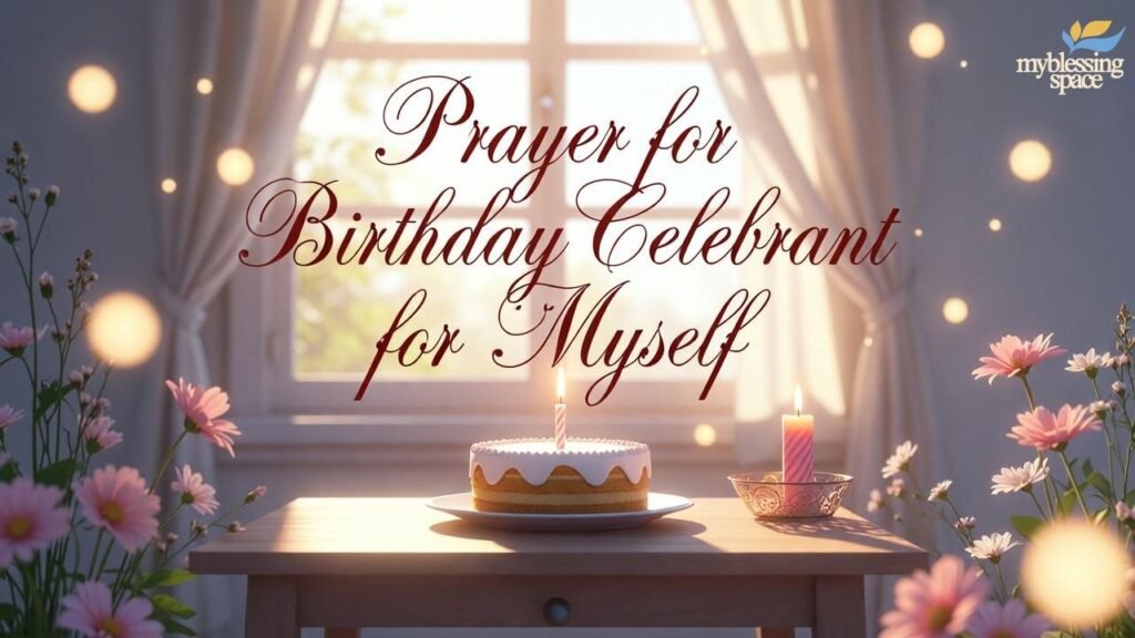 Prayer for Birthday Celebrant for Myself”