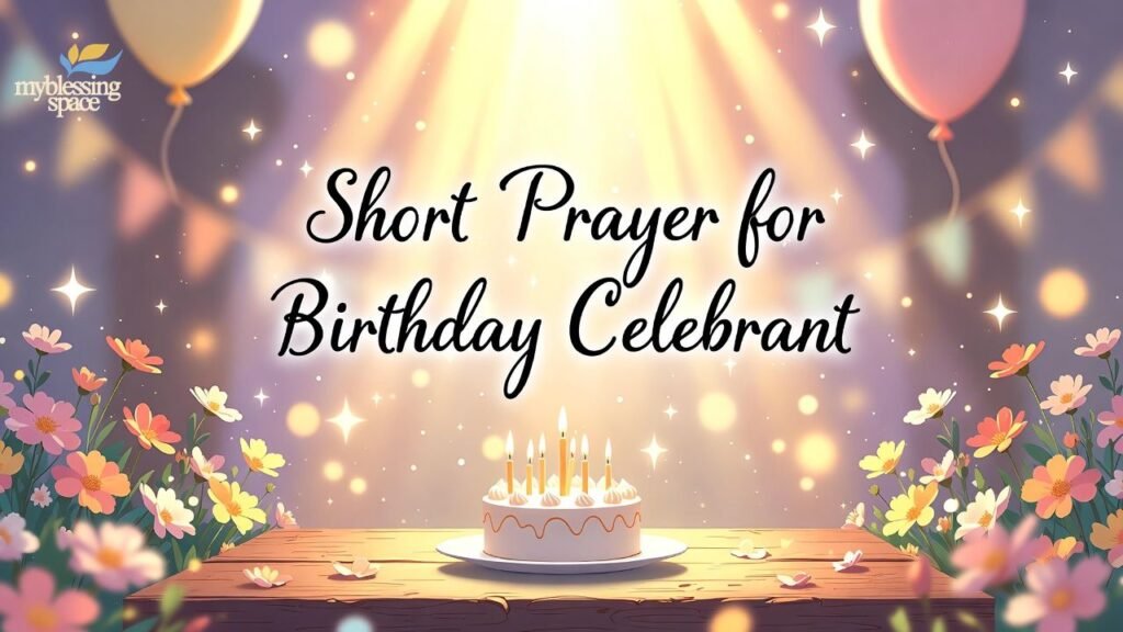 “Short Prayer for Birthday Celebrant”