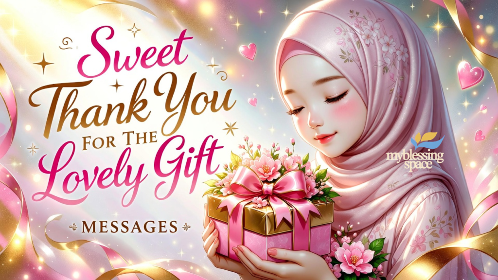 thank you for the lovely gift