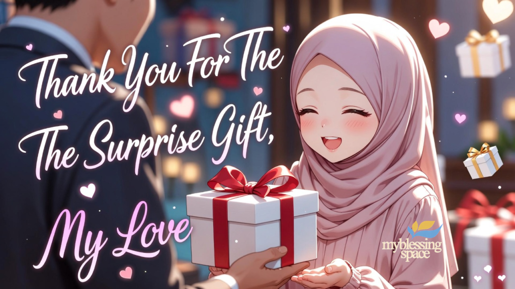 thank you for the lovely gift