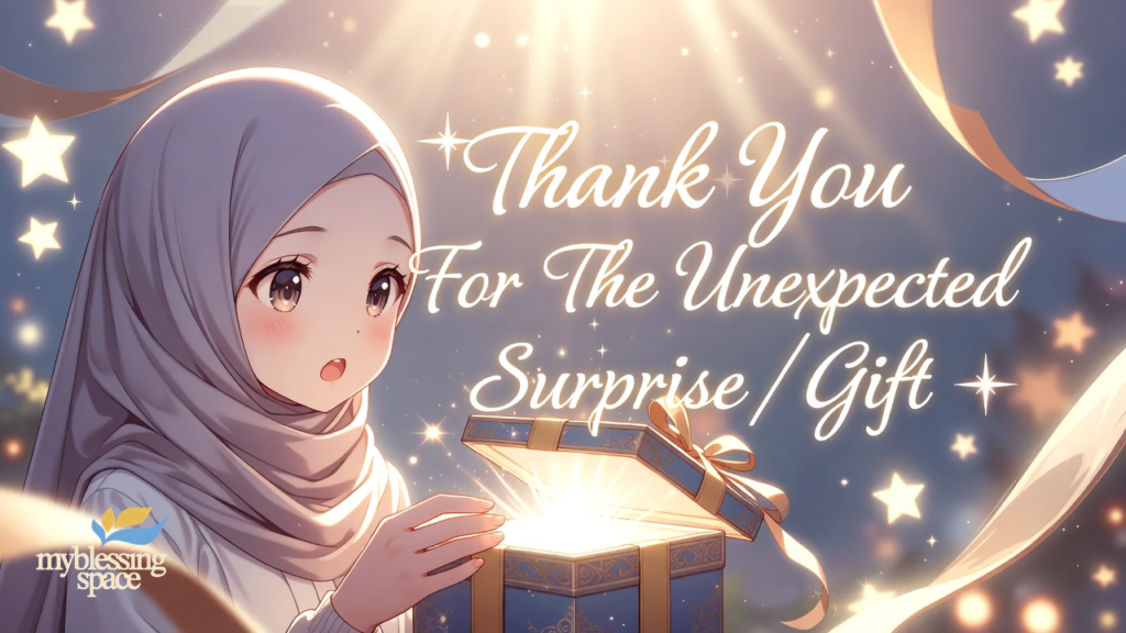 thank you for the lovely gift