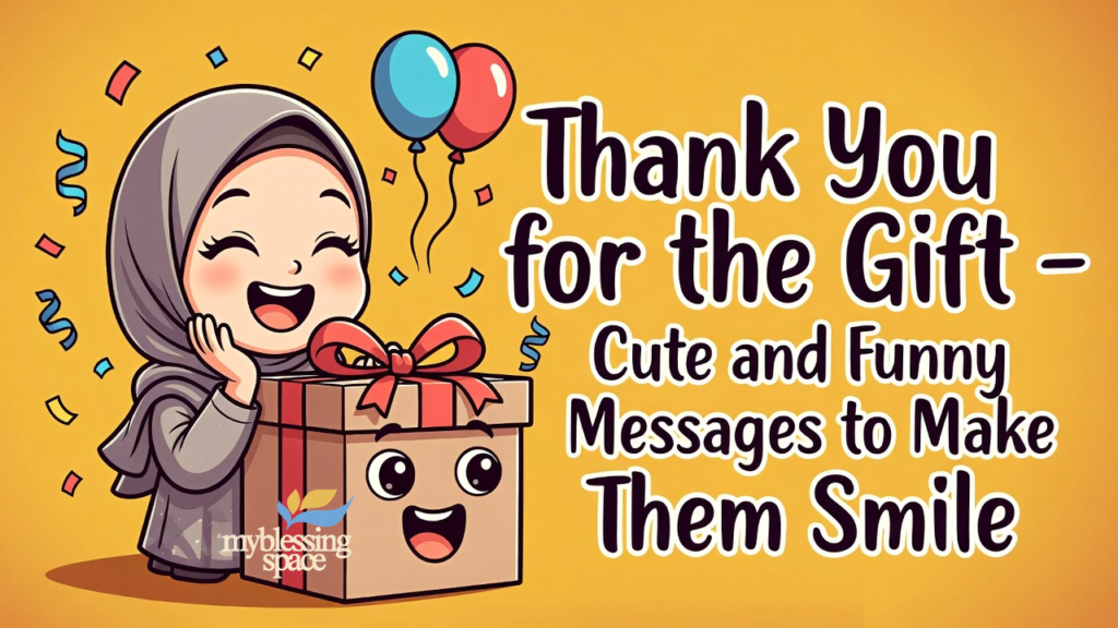 thank you for the lovely gift