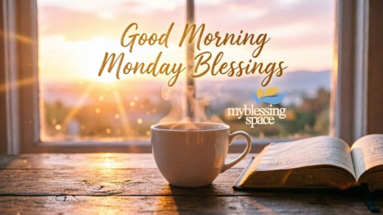 Good Morning Monday Blessings