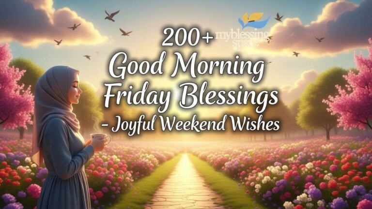Good Morning Friday Blessings