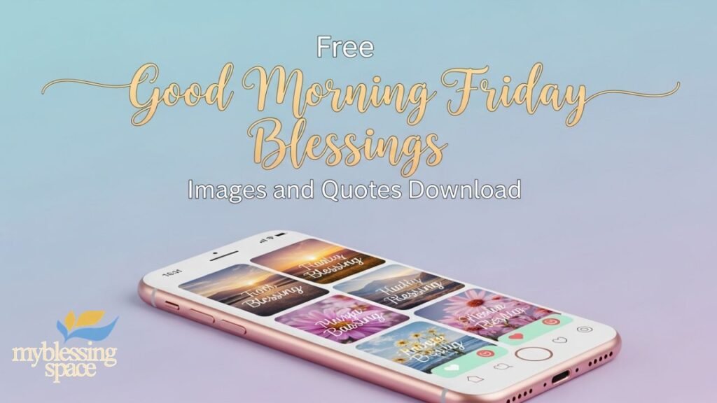 Good Morning Friday Blessings