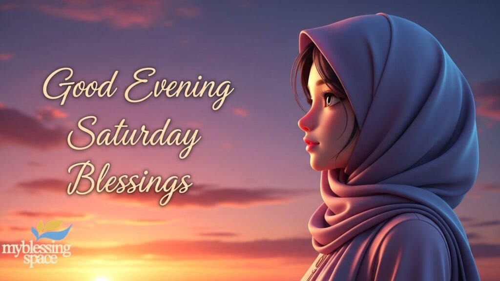 Good Morning Saturday Blessings