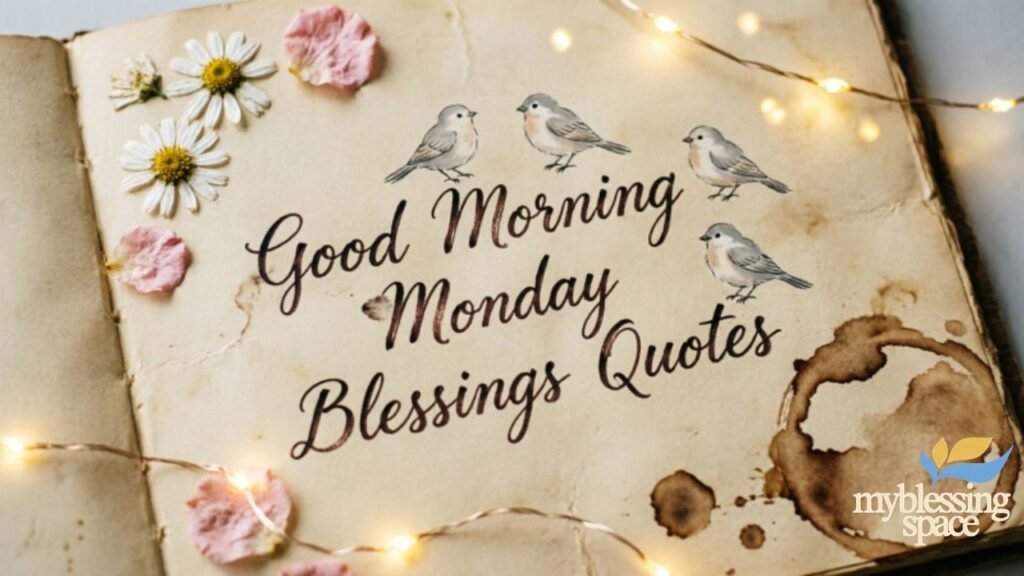 Good Morning Monday Blessings