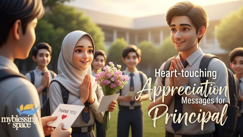 appreciation lines for the principal