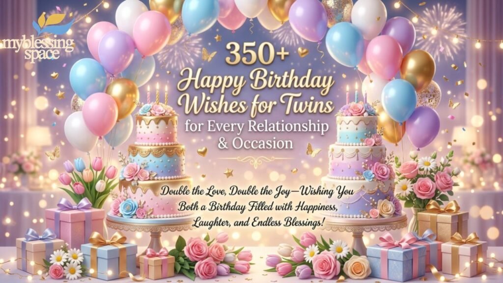 Happy Birthday Wishes for Twins