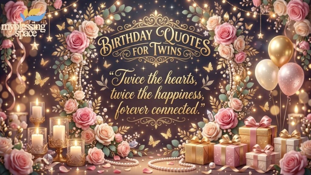 Happy Birthday Wishes for Twins