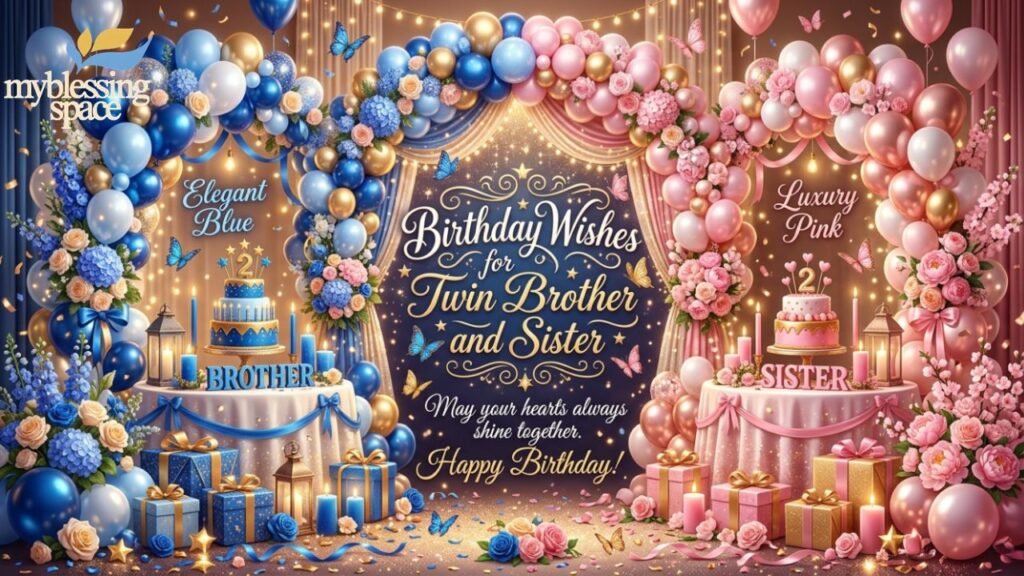Happy Birthday Wishes for Twins