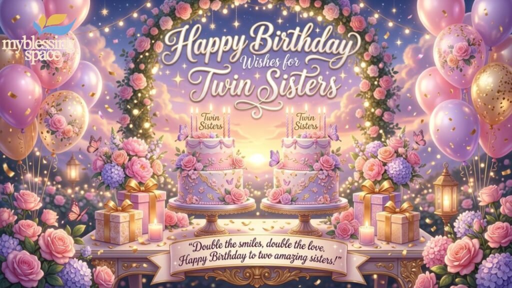 Happy Birthday Wishes for Twins