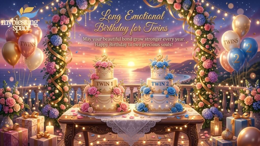 Happy Birthday Wishes for Twins