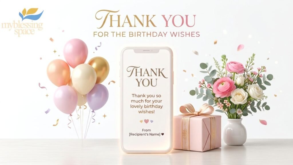 Thank You Messages for Birthday Wishes