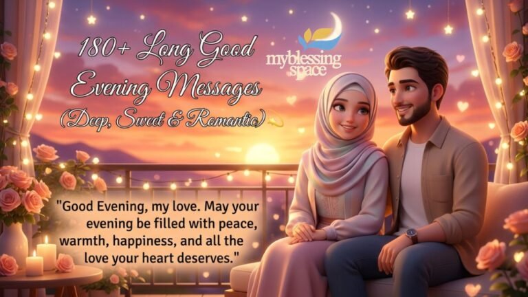 Long Good Evening Messages