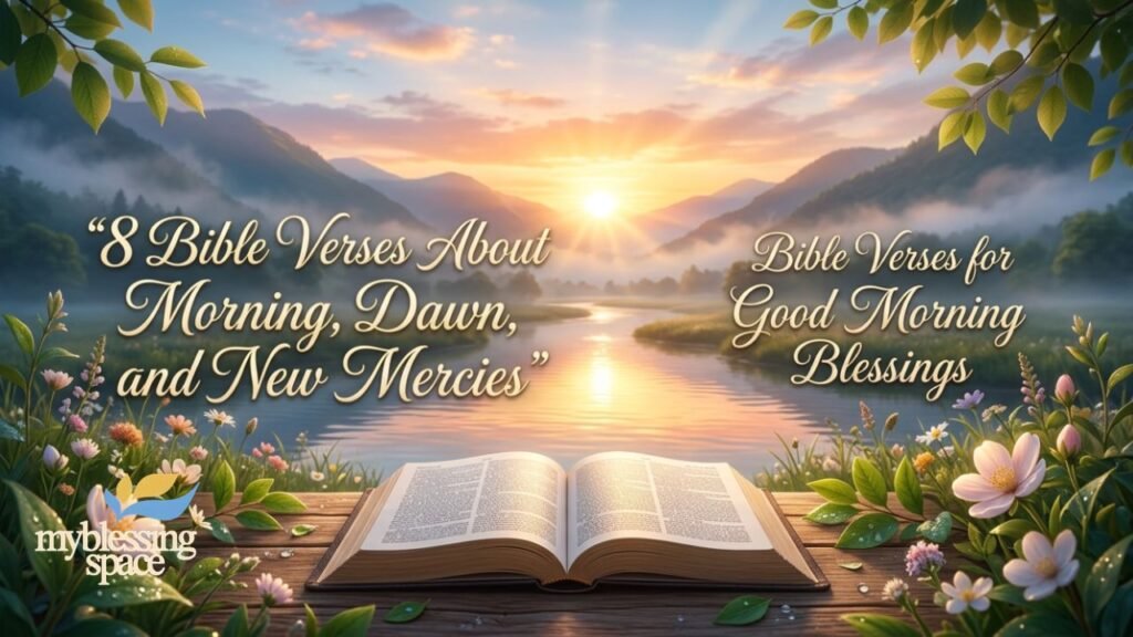Bible Verses for Good Morning Blessings