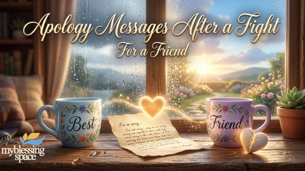 Sorry Messages for Your Best Friend