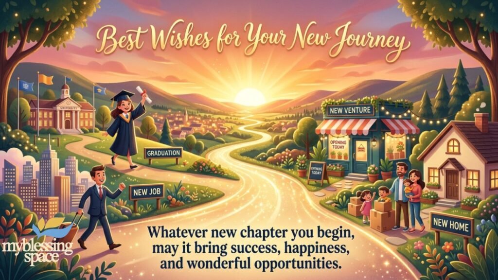 Best of Luck in Your New Journey Messages