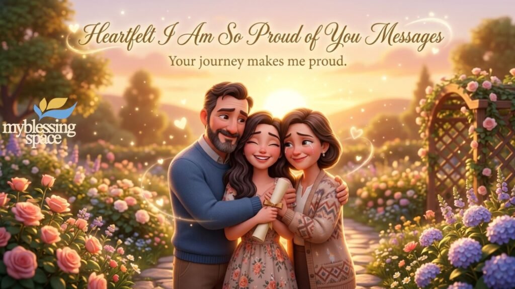 Am So Proud of You Message