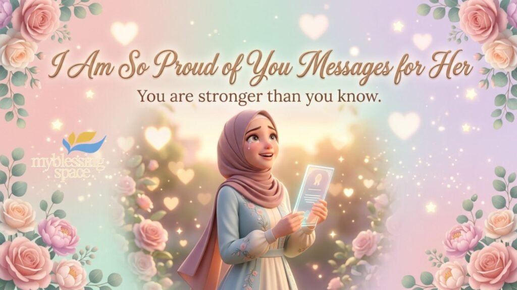 Am So Proud of You Message