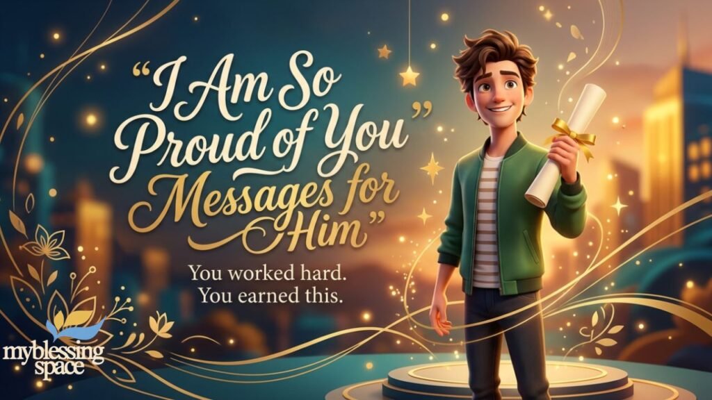 Am So Proud of You Message
