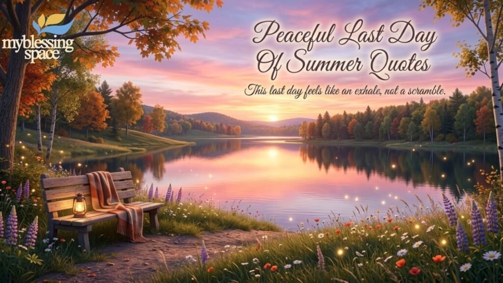 Last Day of Summer Quotes