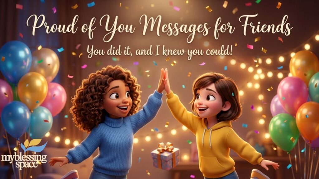 Am So Proud of You Message