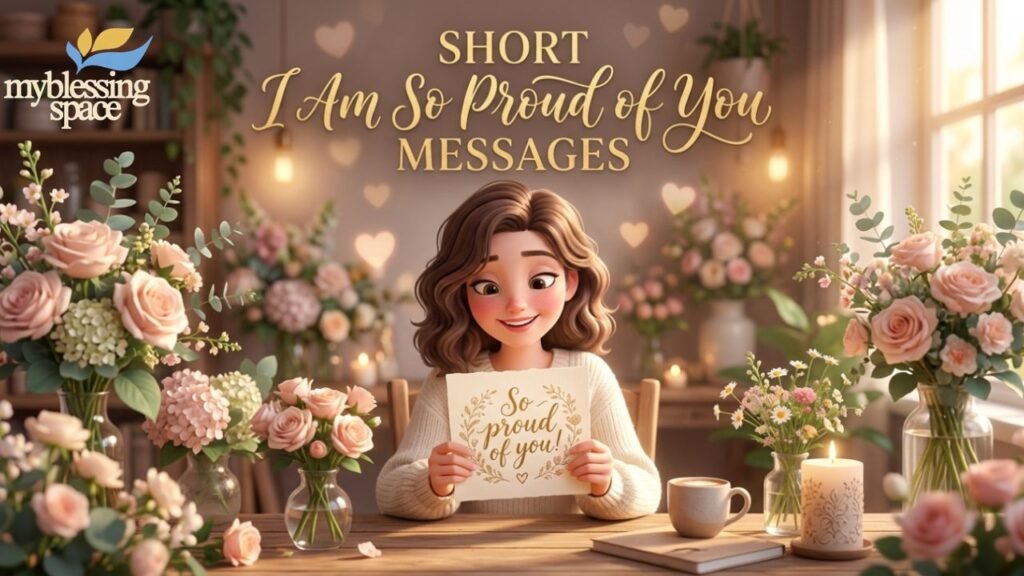 I Am So Proud of You Message