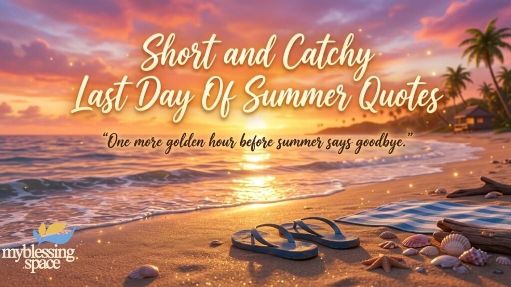 Last Day of Summer Quotes