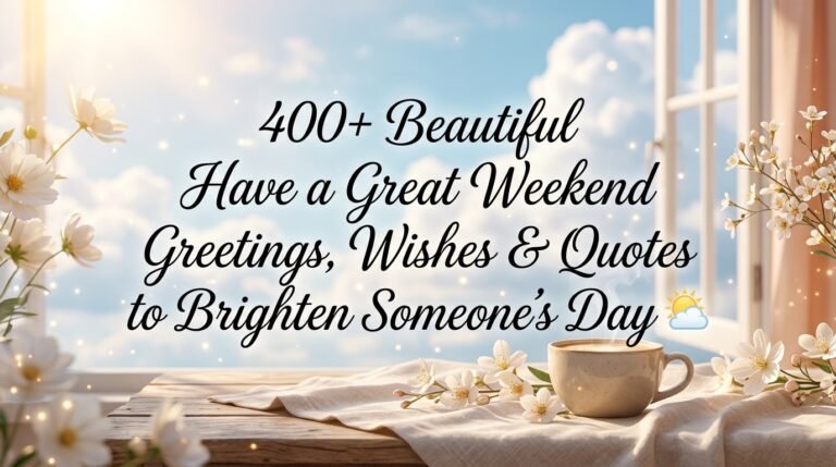 Have a Great Weekend