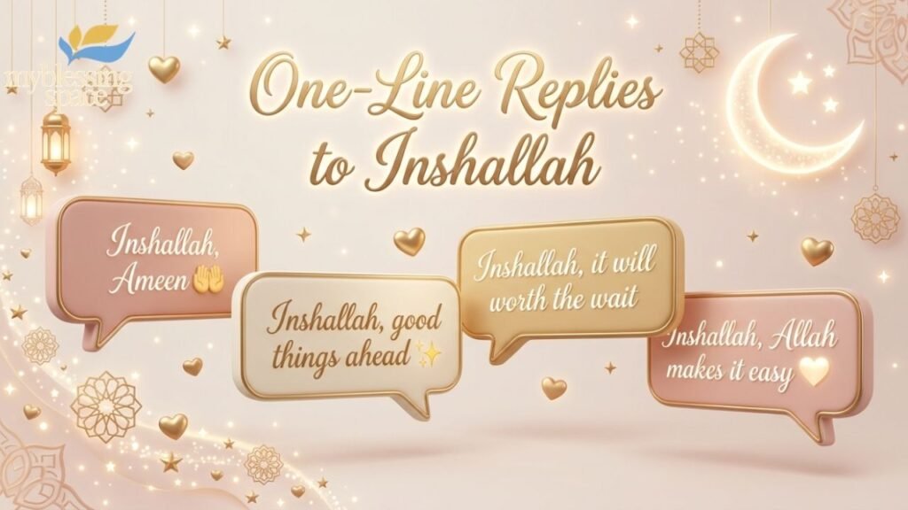 How to Respond to Inshallah