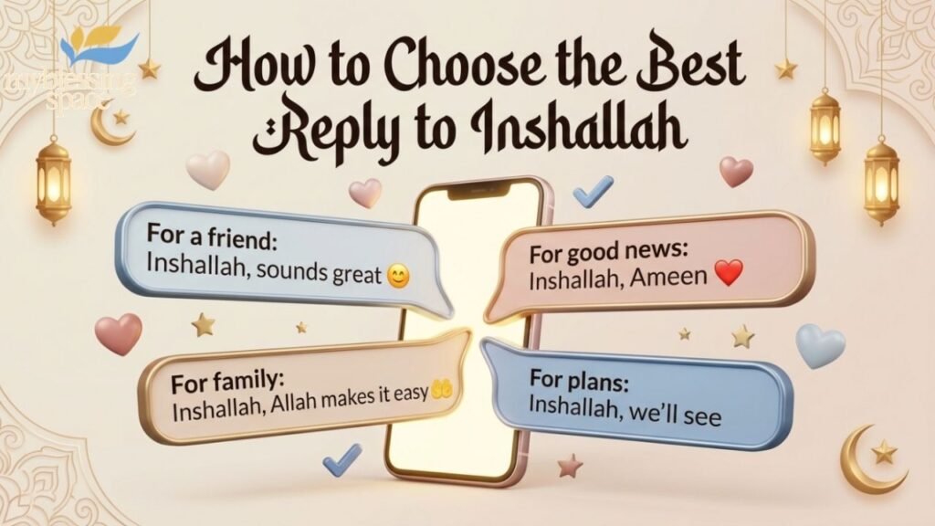 How to Respond to Inshallah